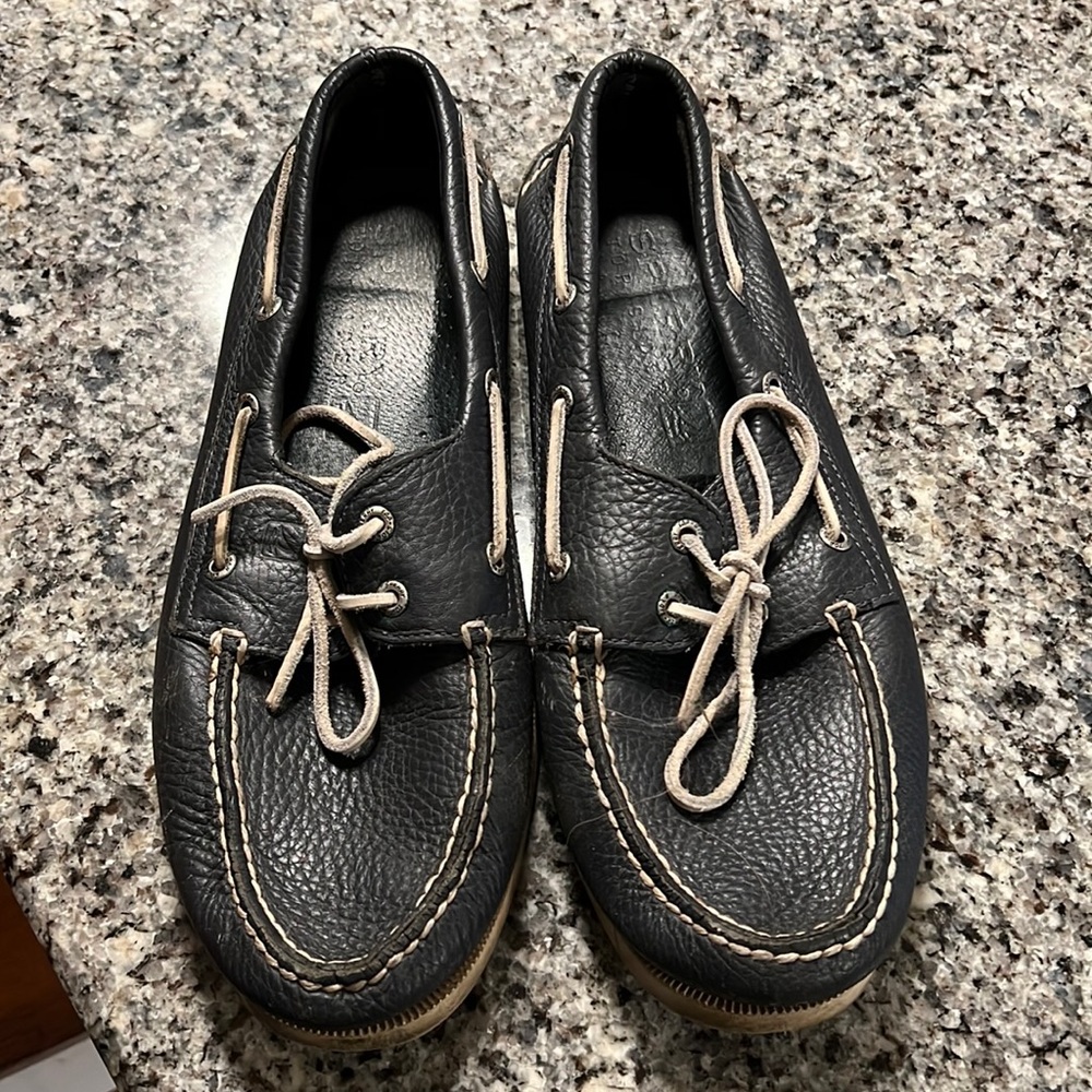 Blue men’s sperry topsider boat shoes size 13